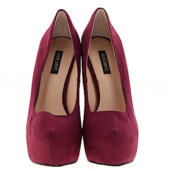 ShoeMint Burgundy Stilettos 6 - Picture 3 of 4